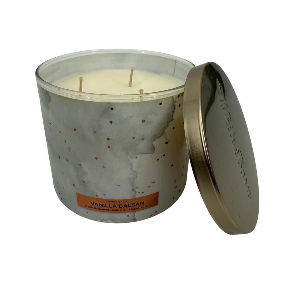 Bath & Body Works 3-Wick Candle‎ Vanilla Balsam 14.5 oz